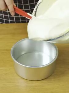 4/6/8/10 Inch Aluminum Round Cake Bakeware Removable Bottom Chiffon Cake Die for Aluminum Baking Cake Mold Pan Cake Tin