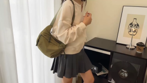 Deoabgs Tas Fashion Shoulder Bags Casual Bags Dumpling Bags Crossbody Bag besar / tas selempang besar TFW 00285