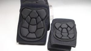 1Pair Pro-Grade Knee & Elbow Pads - Extreme Sports Protection for SkiingCycling- Shock-Absorbing EVA Foam with Anti-Slip Straps