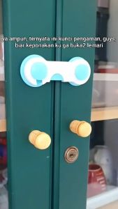 Safety Baby Lock Kunci Pengaman Serbuna Pengait Kunci Lemari Laci Pintu Kulkas dll Baby Safety Lock