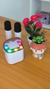 Winup Speaker Bluetooth 2in1 Set Karaoke Portablel KTV Wireless Portabel MIC Bass K22