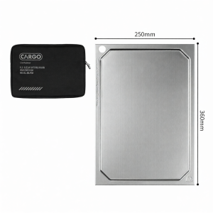 sui xin yu qie | Outdoor Slip-resistant Stainless Steel Cutting Board