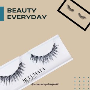 Bulu Mata Palsu Natural LUSINAN (12 PASANG) Kode 62s