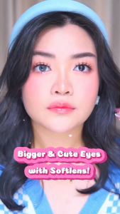 SOFTLENS LUVUBBLE NORMAL BY CTK FREE LENSCASE DIA 13MM-13.5MM FREE LENSCASE / BEST SELLER / Softlen