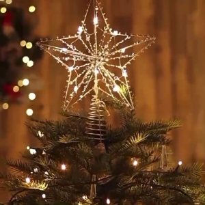 Believe 25cm Glitter Star for Christmas Tree Topper BigChristmas Tree Star TopperChristmas Tree Star with LightChristmas Star ParolChristmas Star TopperChristmas Decorations StarXmas Decoration SaleXmas Tree DecorChristmas Tree Oraments