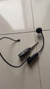COD 2 PCS mikrofon mic bando imam mesjid mengajar instruktur senam karaoke jarak jauh tanpa kabel