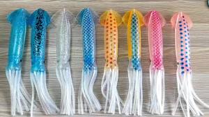 fishingfans | 2 Chiếc Mồi Câu Mực Mềm Mồi Câu Bạch Tuộc Mồi Câu Cá Nước Mặn Để Câu Cá Trên Đá Đại Dương - Mồi Câu Cá Linh Hoạt Đầy Màu Sắc