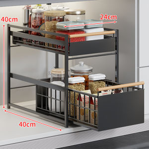 evesigar | Under Sink Storage Drawer Pull-out Basket