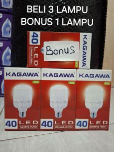 Beli 3 Bonus 1 Lampu Led Kagawa 40 Watt Cahaya Putih