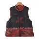 Elegant Embroidered Chinese Style Vest New Fashion Mommy Clothes Spring Autumn Outerwear for Elderly Women Grandmother. 