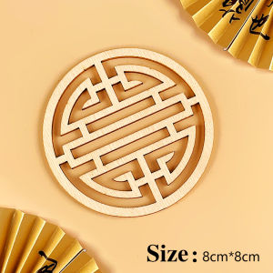New Chinese Style Wooden Decorative Baby Bottle Dragon Birthday Cake Decoration One Year Old Child Birthday Costume Accessory