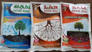 ĐẠM LÂN KALI SINH HỌC Cố Định Đạm Phân Giải Lân Chuyển Hóa Kali Khó Tan -  Bộ 3 Gói