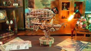 Tonecheer DIY Transmission model Sailing In Fog (TQ423) DIY Wooden Musical Puzzle
