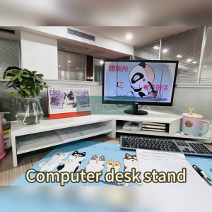 Computer Monitor Screen Raiser Monitor Stand Keyboard Rack Storage Tray Monitor Stand Riser Rak Monitor screen increased shelf desk organizer
