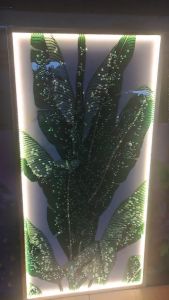 Tranh đính đá kết hợp đèn led đính đá pha lê cao cấp ( tặng điều khiển từ xa  đèn nhiều chế độ sáng)