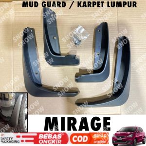 Mud Guard Mirage Karpet Lumpur Hitam