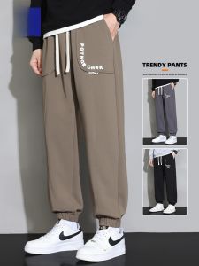 ROMON | Romon Mens Sweatpants Autumn Winter New Style Heavyweight Sports Loose Elastic Casual Long Pants Youth Popular Trendy Brand