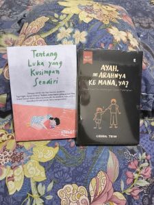 2 NOVEL tentang luka yang kusimpan sendiri & ayah ini arahnya kemana ya?