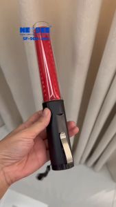Chubbycat กระบองไฟจราจร แบบใส่ถ่าน SF-900 Traffic baton กระบองไฟ 26CM ไฟกระพริบ ไฟนิ่ง มีไฟหน้า กระบองไฟโบกฉุกเฉิน