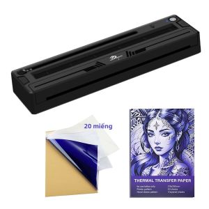 Máy In Hình Xăm Di Động A4 M8 Không Dây Sử Dụng Công Nghệ In Chuyển Nhiệt Tương Thích Với Điện Thoại & Máy Tính Hoặc Giấy Chuyển Nhiệt Dành Cho Người Mới Bắt Đầu