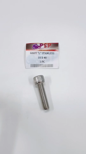 Baut "L" Stainless 10 x 40 (Harga 1 PC) - Baud Stanlis Baut 14 Kunci L 8 M10 Panjang 40 mm SUS 304