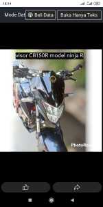 VISOR CB150R MODEL NINJA R VISOR VIXION NVL VISOR VERZA