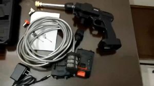 Wireless Car Washer 24V Lithium Battery Portable High Pressure Washer 300W high power  Cleaning Water Gun Garden Sprayer High Pressure Water Pump  Car Washer Water Handheld Spray Gun 60minute ultra long endurance