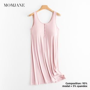 Nursing Dress with Pads Maternity Loungewear