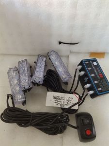 lampu strobo cepit grill depan mobil/lampu strobo patwal 4 led harga 1 Set