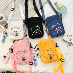 JIFANPAUL | Cute Canvas Crossbody Mini Lightweight Phone Bag