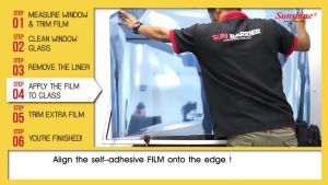 Sputter 3095 QS / Black tinted / Car Tinted / VLT 33.9% / IRR 95% / Made in US
