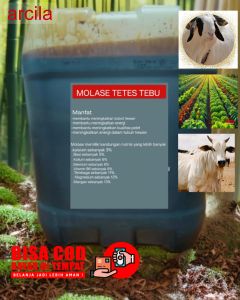 Molase tetes tebu asli ukuran 15 kg