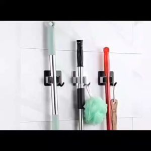 SINGTHAI ที่แขวนไม้กวาด ที่หนีบไม้กวาด ไม้ถูพื้น ติดผนัง ติดตั้งง่าย สแตนเลสแท้304