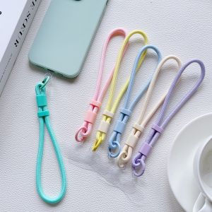 Portable Mobile Phone Universal Lanyard Adjustable Wrist Short Lanyard Fashionable Dopamine Multi-Functional Lanyard