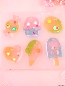 Mainan Diy Gel Silikon Rantai Kunci Gelang Loket Kanak Kanak Perhiasan Kreatif Tangan Buat Sendiri Kids Crystal Glue DIY Set Bracelet Necklace Quicksand Jewelry ab Glue Keychain Toys 水晶滴胶DIY串珠手链项链流沙钥匙扣摇摇乐彩滴胶玩具 E441