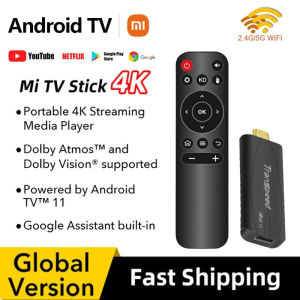 4K Android TV Stick Smart TV Plus Box Complete Set Quad-Core 2.4G 5G WiFi Set Top Box Support Netflix TV Stick