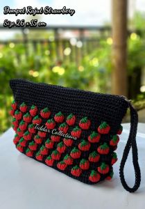 Tiddar Store-Tas Rajut Jogja-Dompet Rajut Strawbery-Dompet Rajut Terbaru-Dompet Rajut Nilon-Dompet Rajut Unik-Dompet Rajut terbaru