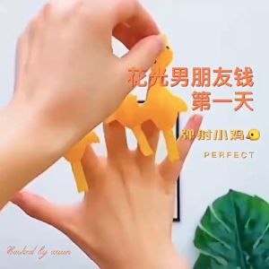 Nurm Funny Turkey Creative Chicken Elastic Flying Finger Birds Sticky Vent Decompression Kids Toys