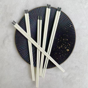 2025 New Ceramic Chopsticks Anti-Fall Antibacterial High-Temperature Resistant Japanese Style Dining Utensils Individual Set