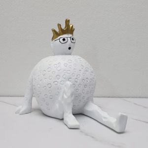 โมเดิร์น เรียบง่าย คราวน์ ฟิกเกอร์ ประติมากรรม ของตกแต่ง ตู้วางทีวี ตู้โชว์ ตู้วางของ ตู้บาร์ ตู้วางของในห้องนั่งเล่น ห้องทำงาน ของตกแต่งบนโต๊ะ