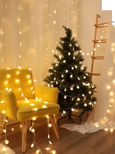 TY Lampu Tumblr Snow Lampu Natal Keping Salju Snowflake OPP Dekorasi