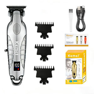 Kemei | Bộ Cắt Tóc Không Dây Chuyên Nghiệp Kemei KM-1699 KM-2293 Máy Cắt Tỉa Điện Sạc Lại Được Với Các Đầu Cắt Điều Chỉnh Được Dành Cho Nam Nữ Người Lớn.
