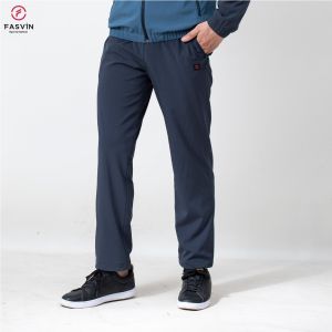 Quần gió nam 2 lớp FASVIN QBC22540.HN ống suông lót lưới hàng cao cấp chính hãng