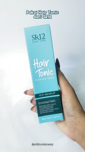 SR12 Hair Tonic Protection Spray Anti Dandruff 100ml Mengatasi Ketombe Memperkuat Akar Rambut dan Menutrisi Kulit Kepala