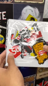 26pcs Stiker Sticker SUPREME X BAPE untuk laptop case tumbler stiker laptop Stiker aesthetic STIKER MURAH