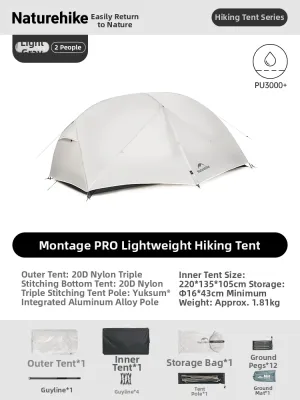 NatureHike | Professional Lightweight Single-person Hiking Tent