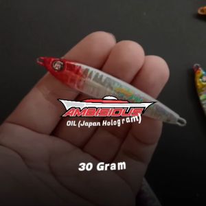 Metal Jig 30 Gram Casting Lure Umpan Kesting 30g Killer Metaljig Red Head Murah