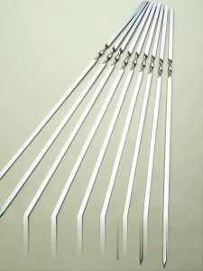 FH-C1162 Tusuk Sate Stainless Steel Reusable Anti Karat Barbeque Skewer / Tusukan Sate Ayam Sosis