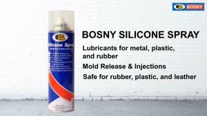 BOSNY บอสนี่ Silicone Spray สเปรย์ซิลิโคน สเปรย์หล่อลื่น สเปรย์หล่อลื่นแม่พิมพ์ ปืน ขนาด 500 ml