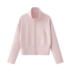 Jollybean Girls Air Layer Batwing Sleeve Jacket Zipper Sporty Style Childrens Outerwear Spring New Arrival Polyester Blend